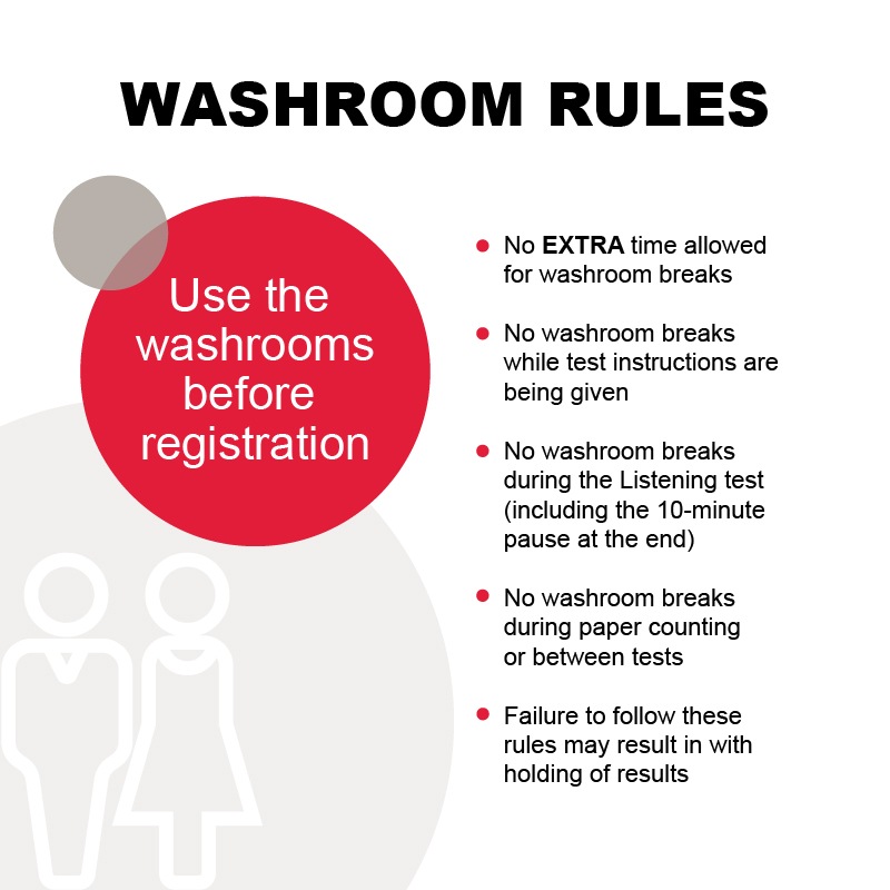 washroom rules
