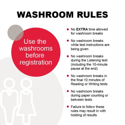 Washroom rules